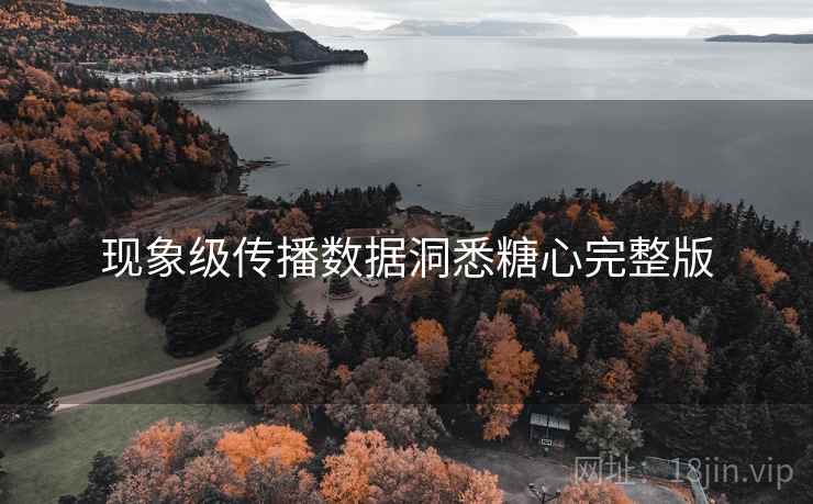 现象级传播数据洞悉糖心完整版  第1张