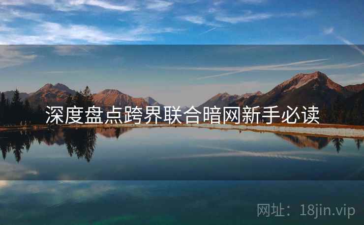 深度盘点跨界联合暗网新手必读  第1张