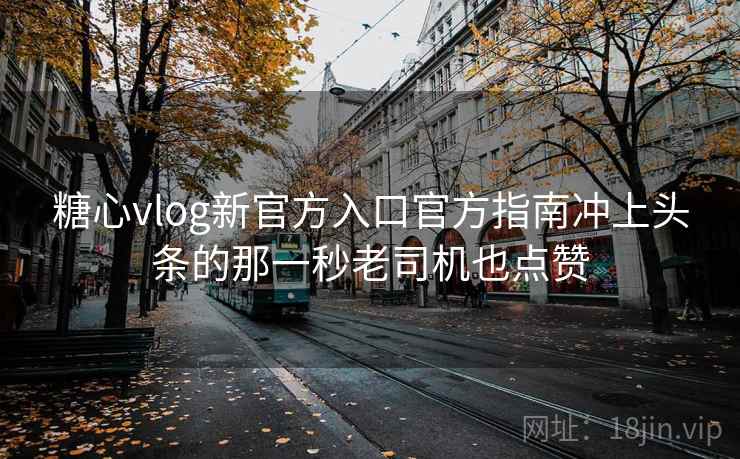糖心vlog新官方入口官方指南冲上头条的那一秒老司机也点赞