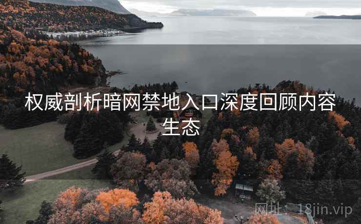 权威剖析暗网禁地入口深度回顾内容生态
